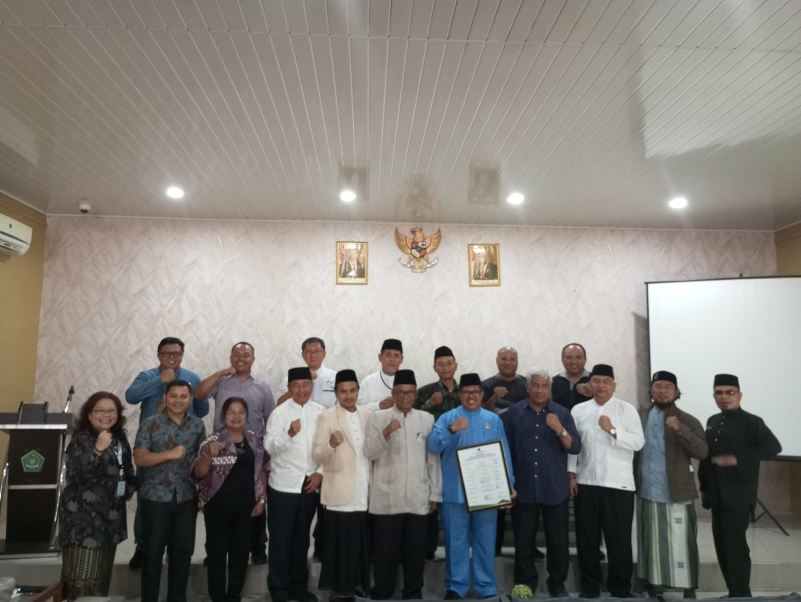 Penandatanganan Dukungan Maklumat Pelayanan Publik Kankemenag Kota Batam