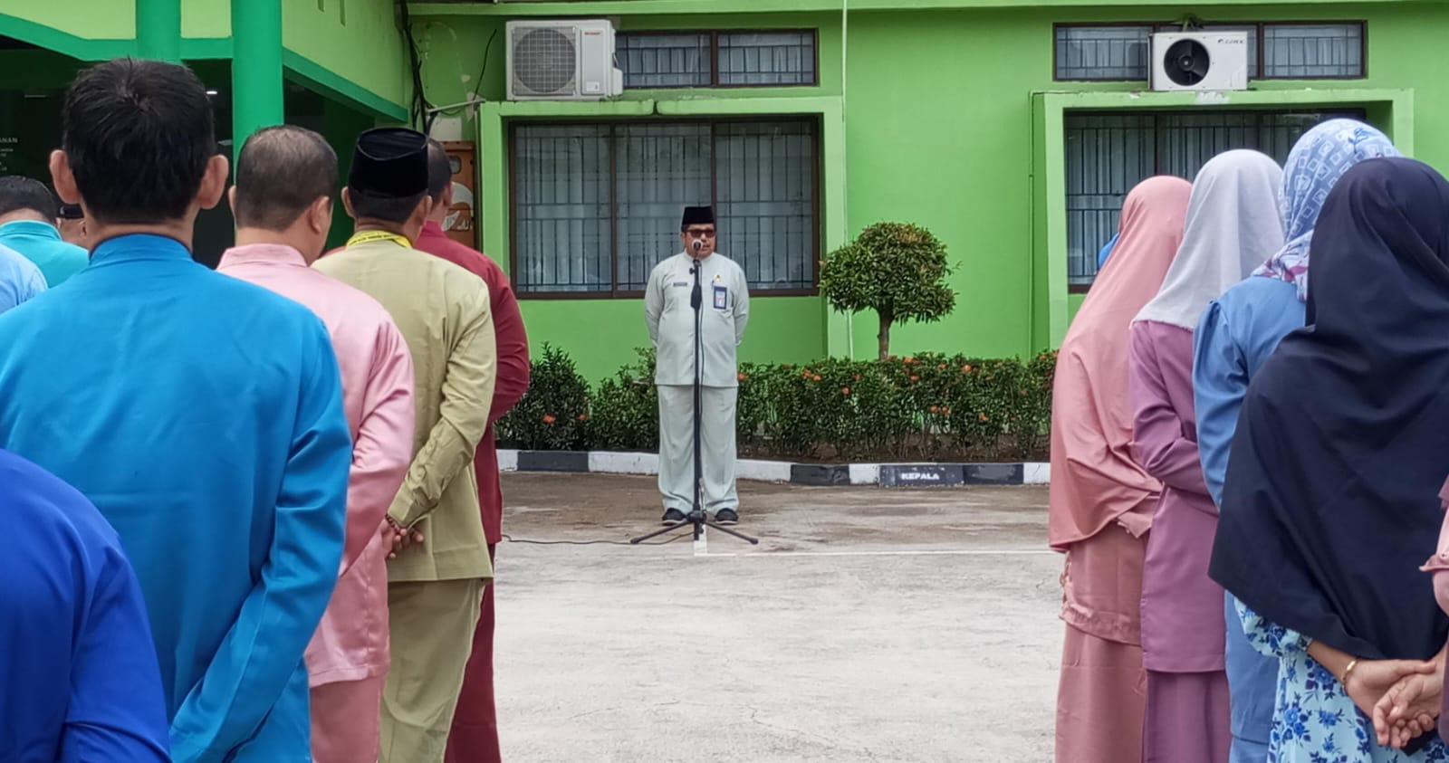 Lagi, Kepala Kemenag Kota Batam Tegaskan Soal Zona Integritas Saat Apel