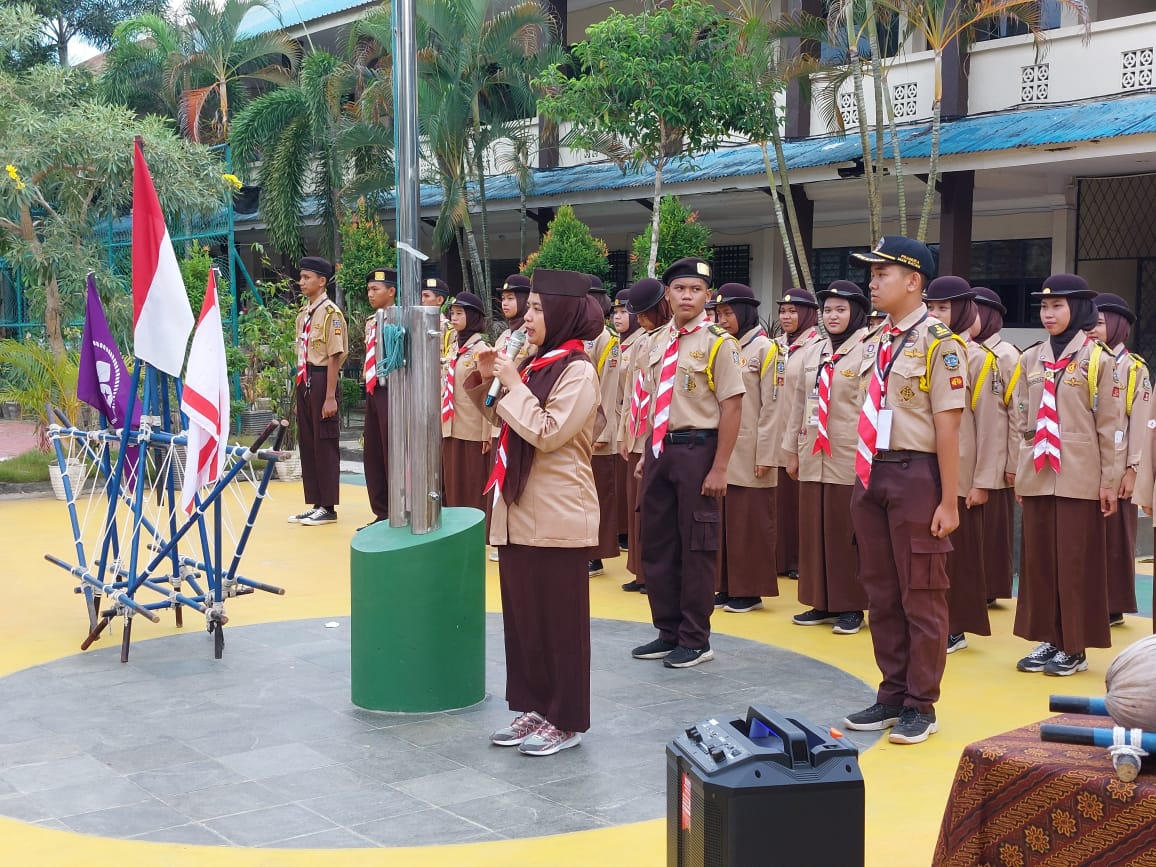 Pramuka MAN Batam Sukses Gelar Perkemahan Calon Bantara Masa Bakti 2024-2025