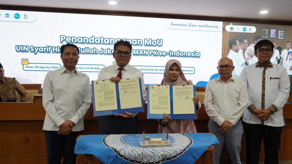 MAN PK MAN Batam Ikut Serta dalam Penandatanganan MoU UIN Syarif Hidayatullah Jakarta dengan MAN PK se-Indonesia