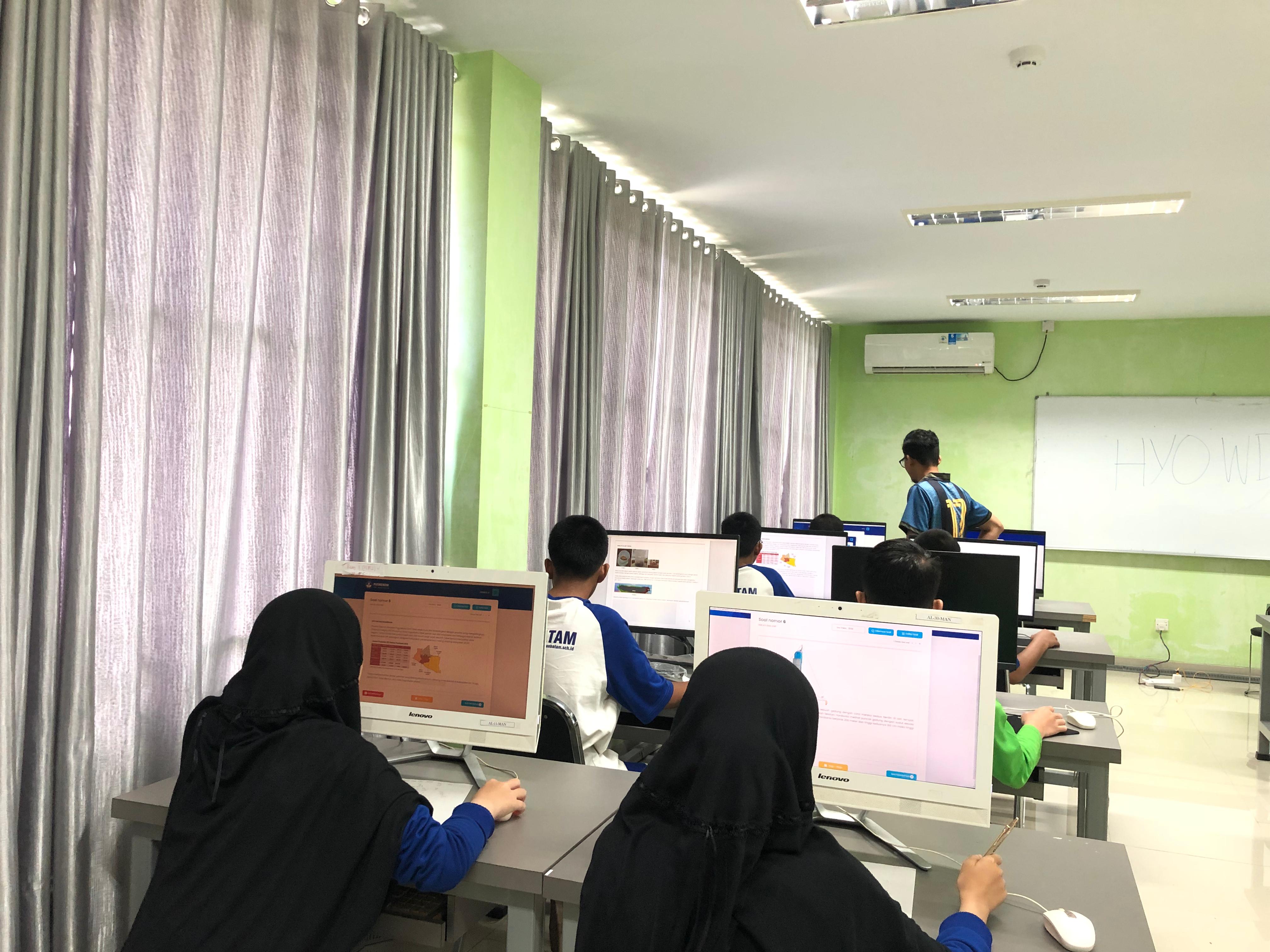 Optimalisasi Pembelajaran, MAN Batam Langsungkan Simulasi ANBK untuk Siswa