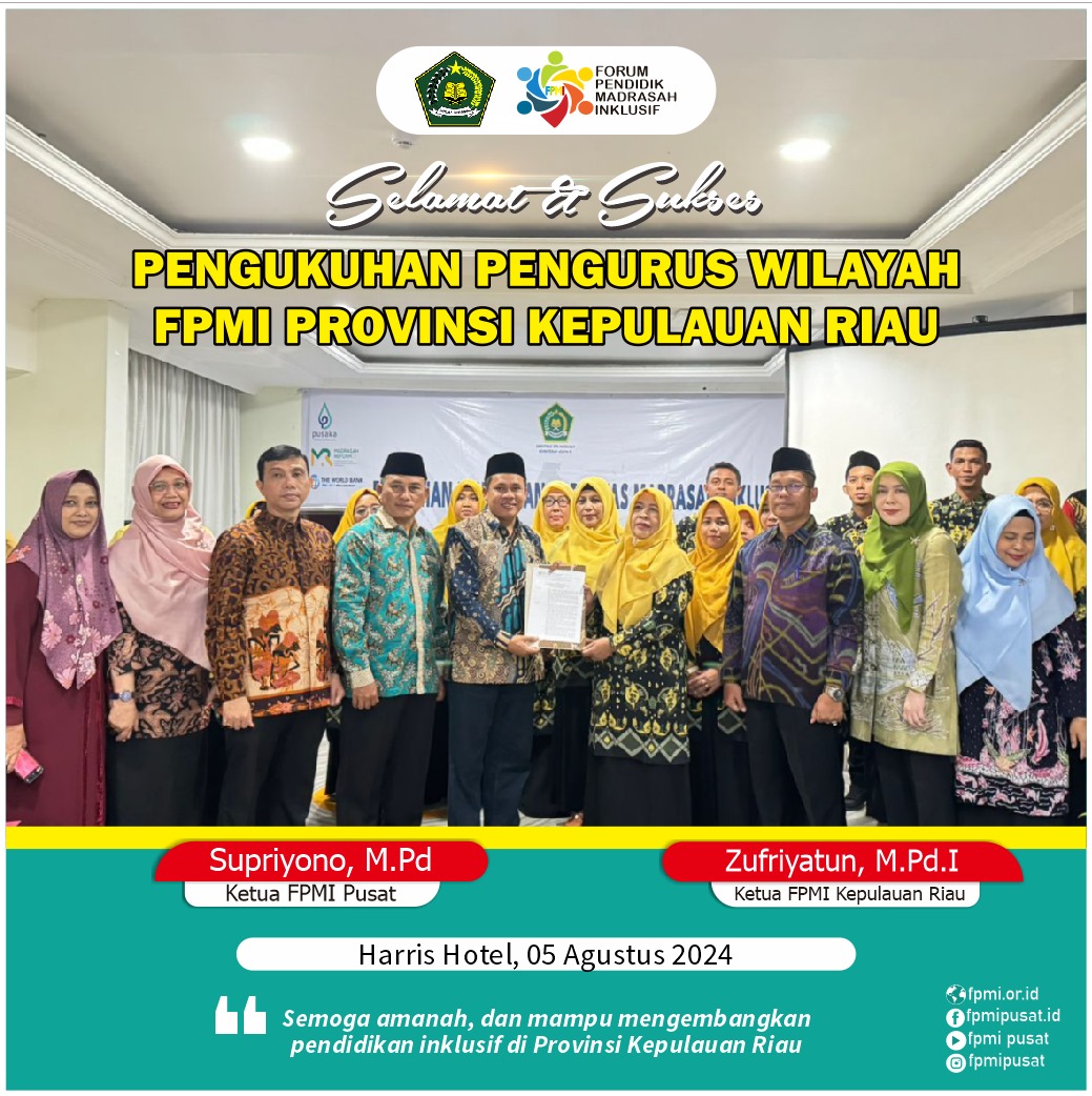 Pengukuhan Pengurus Wilayah FPMI Provinsi Kepri Periode 2024 - 2029