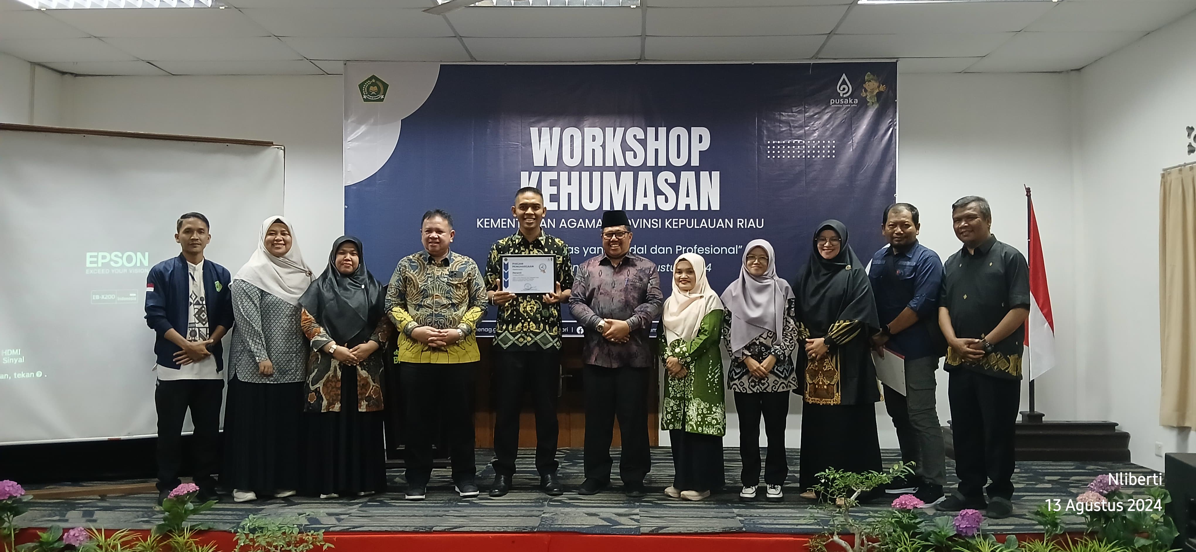 Hadapi Tantangan Humas Di Wilayah Perbatasan, Kanwil Kemenag Kepri Gelar Workshop