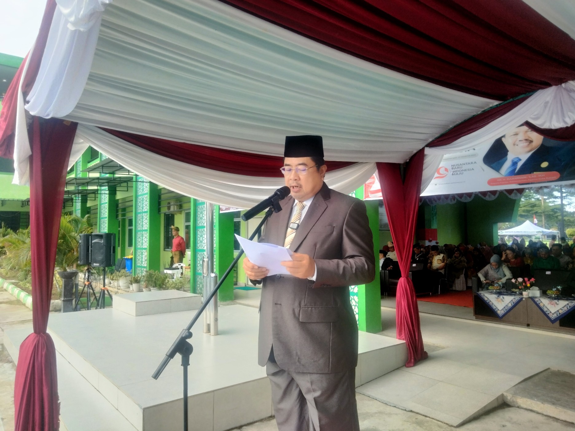 Kemenag Kota Batam Peringati HUT RI ke 79, Asisten Pemko Sampaikan Sambutan Menag