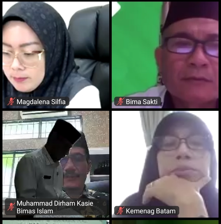 Jaga Netralitas ASN, Kemenag Kota Batam Gelar Sosialisasi Melalui Zoom