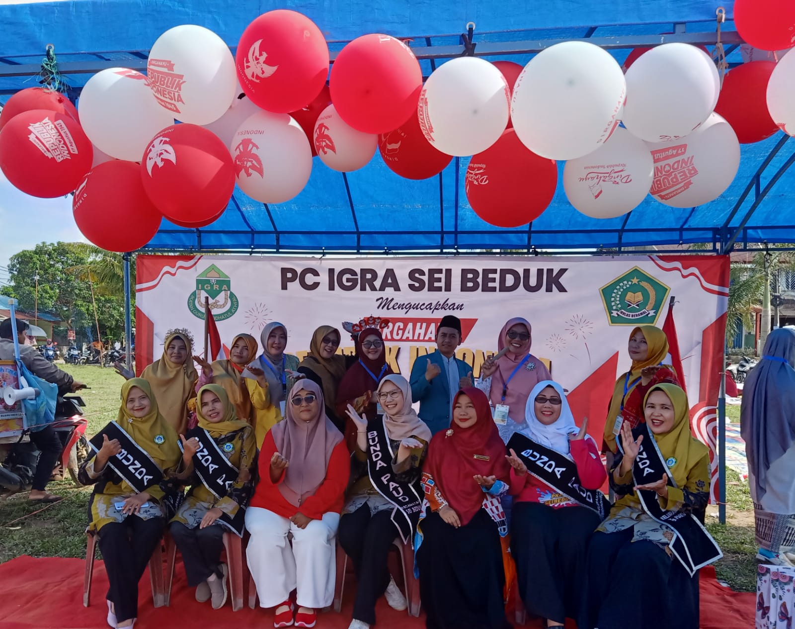 PC IGRA Sei Beduk Gelar Pawai HUT RI ke 79