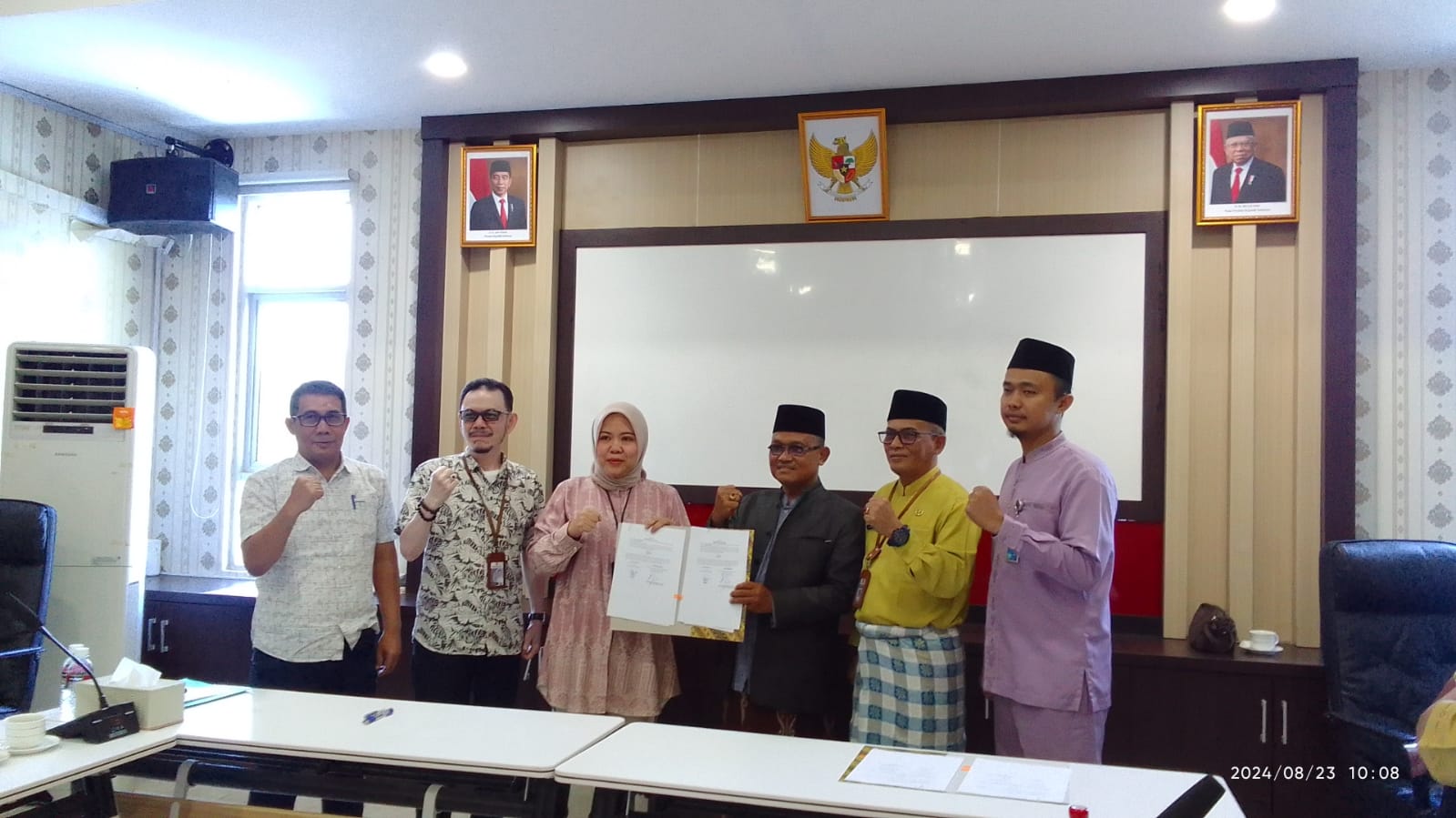 2 Pondok Di Batam Lakukan Penandatanganan Kerjasama Sanitasi LPK di Tanjungpinang
