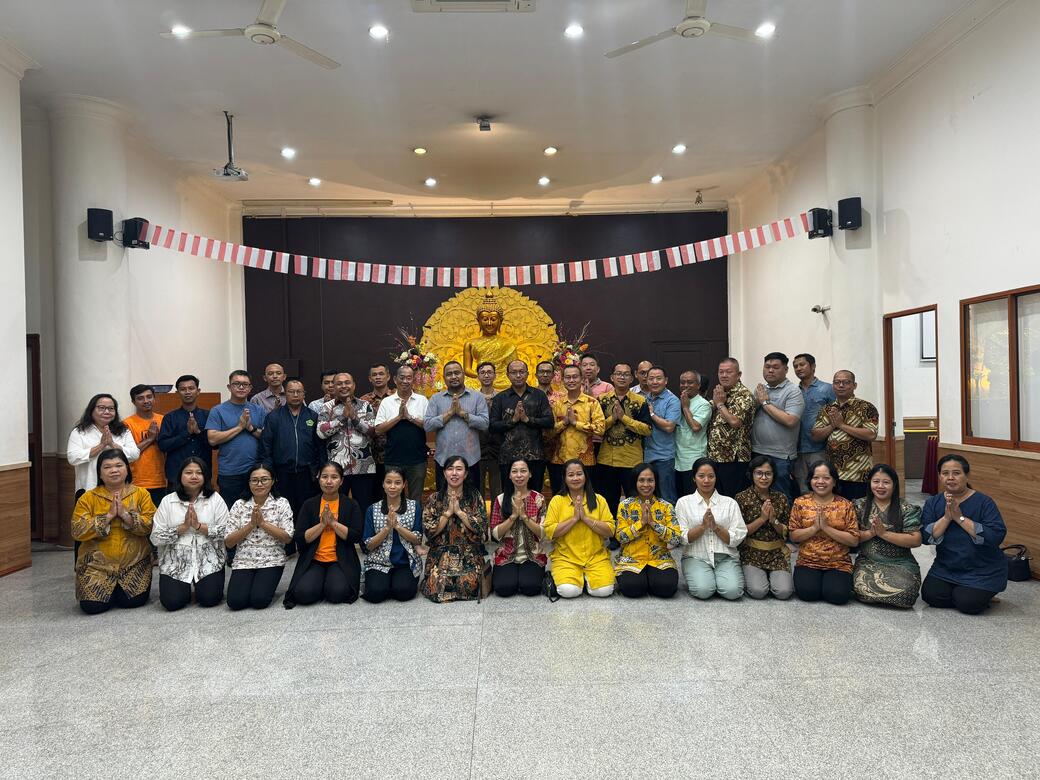 Tingkatkan Kualitas Pendidikan dan Keagamaan Buddha, Kantor Kemenag Kota Batam Lakukan Pembinaan