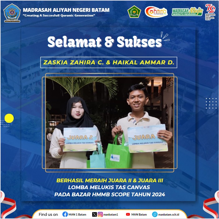 Siswa MAN Batam Ukir Prestasi Melalui Bidang Seni