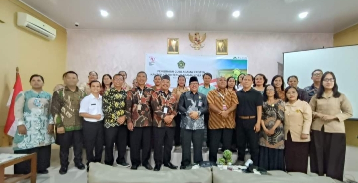 Kemenag Kota Batam Gelar Pembinaan Guru Agama Kristen dan Moderasi Beragama