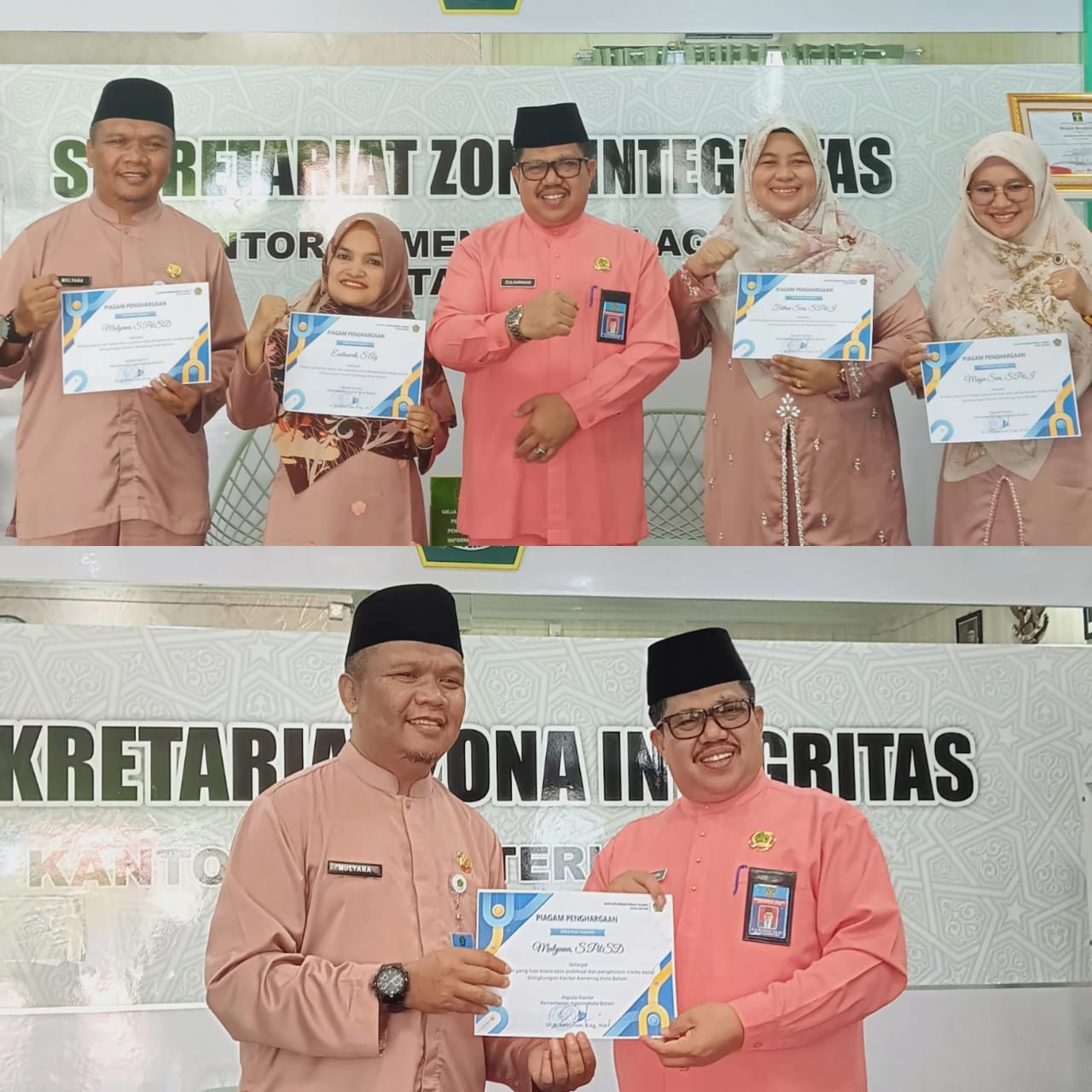 Kemenag Kota Batam Beri Penghargaan Untuk Humas