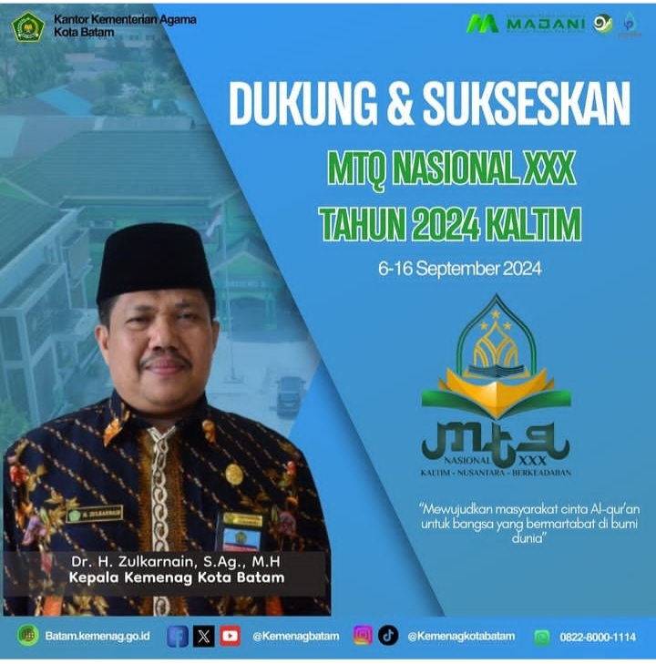 Dukung dan Sukseskan MTQ Nasional XXX Tahun 2024 di Kaltim