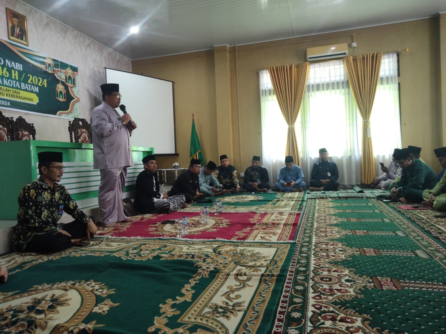 Peringatan Maulid Nabi Muhammad SAW di Kemenag Kota Batam Momentum Perkuat Iman dan Perbaiki Akhlak