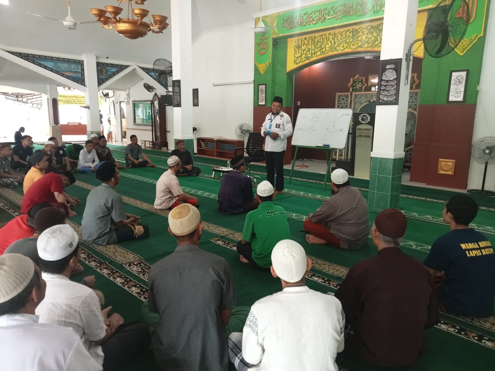 Rutin, Pokjaluh Kankemenag Kota Batam Berikan Bimluh Lapas Kelas IIA Batam 