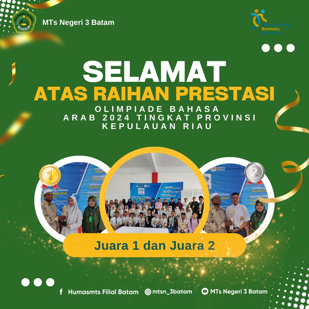 Dua Siswa MTsN 3 Batam Melaju Ke Grand Final OBA 2024