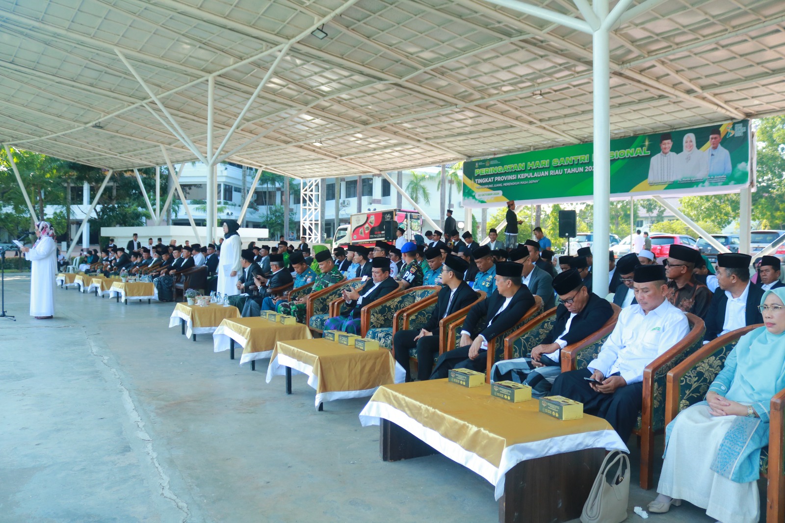 Meriah ! Apel Hari Santri Nasional Tahun 2024 Tingkat Provinsi Kepri