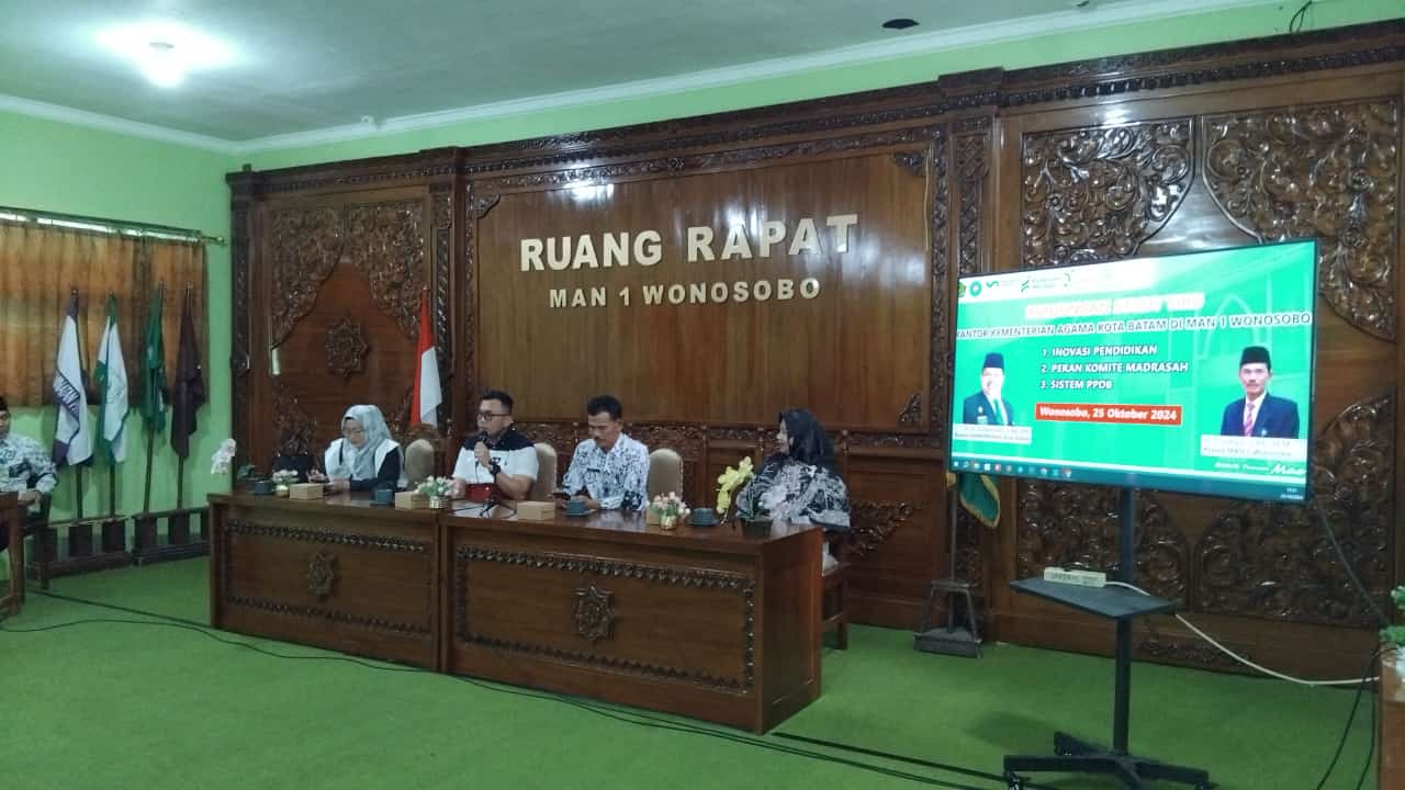 Tingkatkan Layanan, Seksi Penmad Kan Kemenag Kota Batam Studi Tiru ke MAN 1 Wonosobo