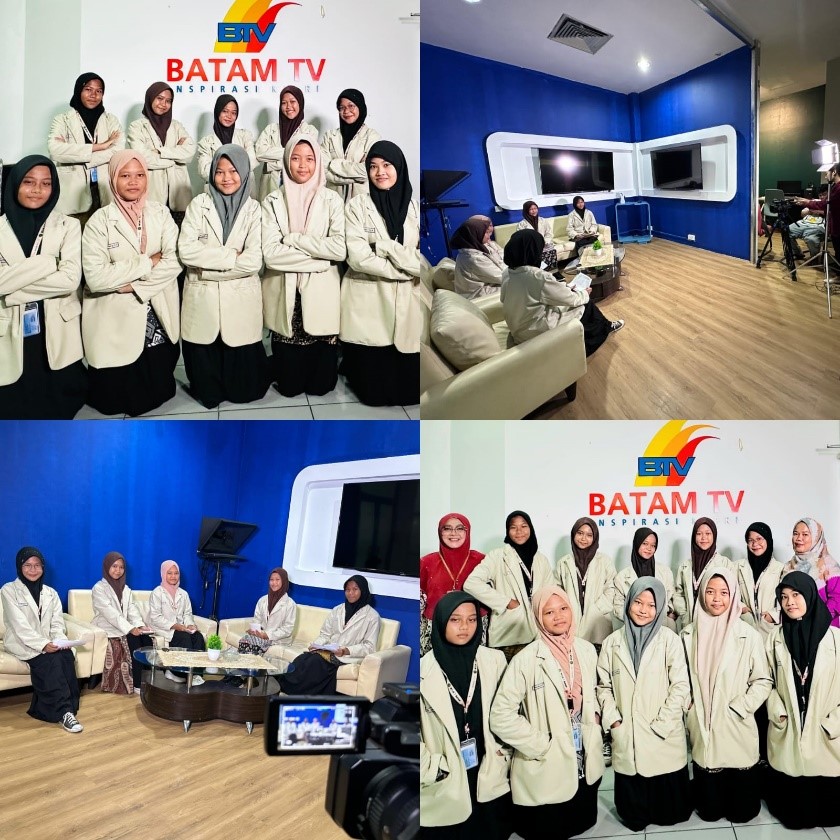 "MTsN 1 Batam Gelar Field Trip ke Batam TV: Peserta Didik Belajar Produksi Talkshow"