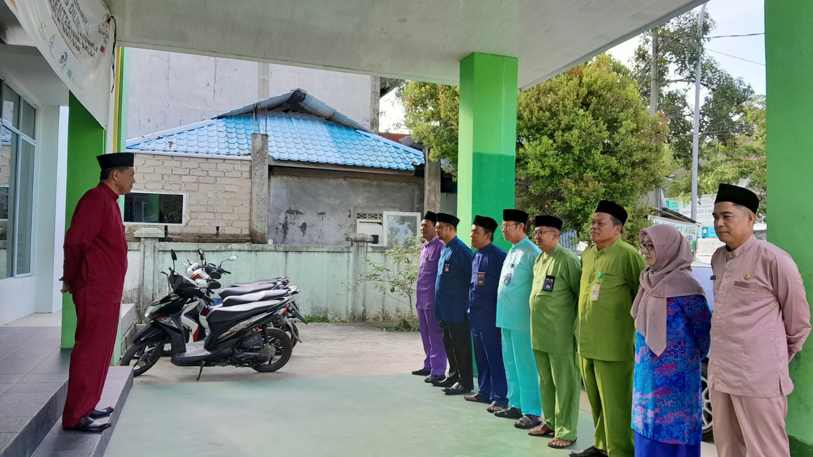 Jaga Persatuan dan Kesatuan, Pesan Alikek Saat Apel di KUA Bengkong