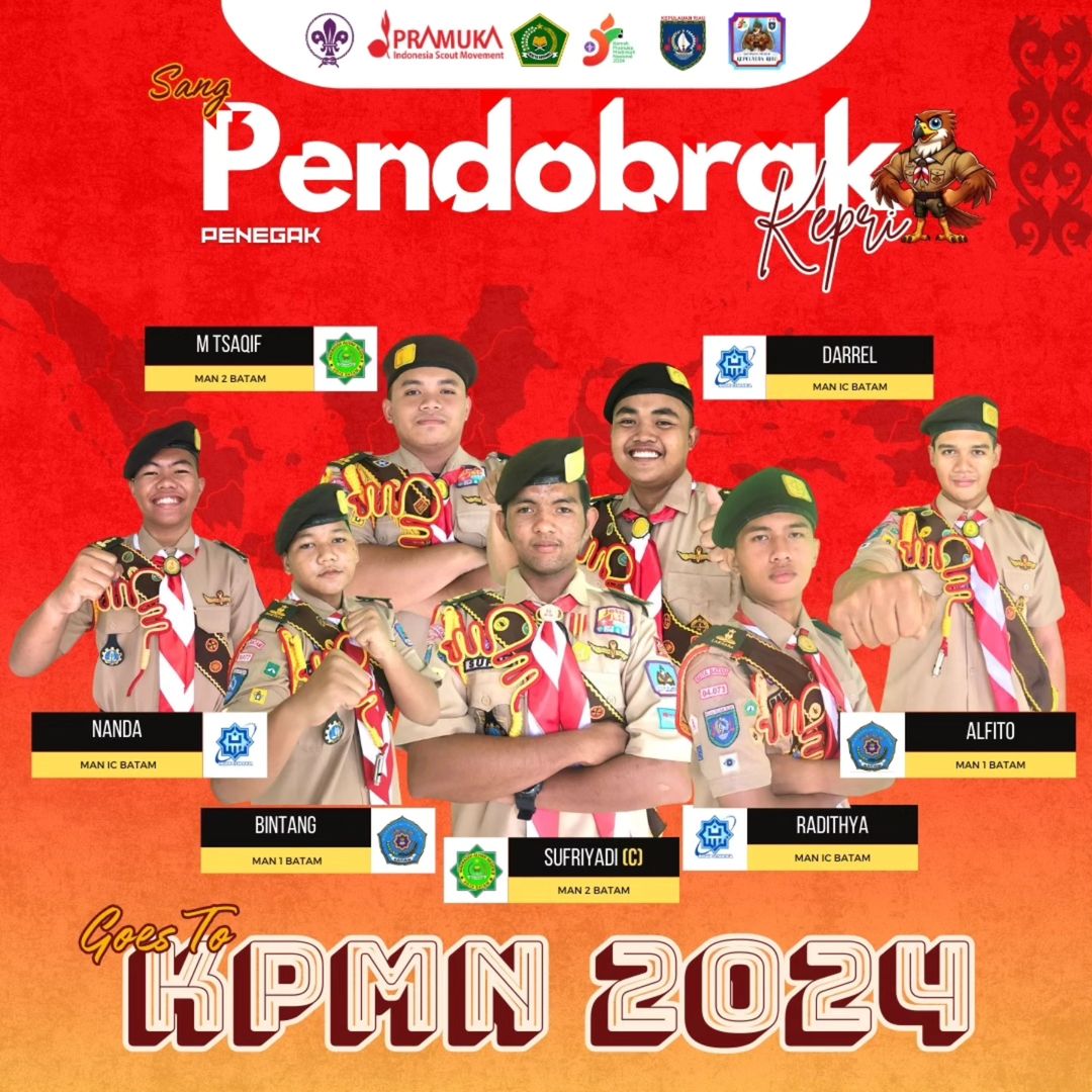 Sangga Pendobrak MAN 2 Batam Berpartisipasi Dalam Kemah Pramuka Madrasah Nasional (KPMN) 2024