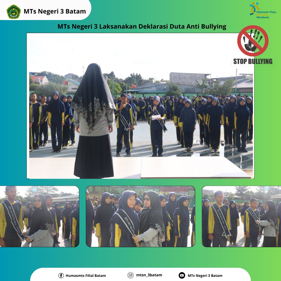 MTs Negeri Laksanakan Deklarasi Duta Anti Bullying dan Anti Kekerasan