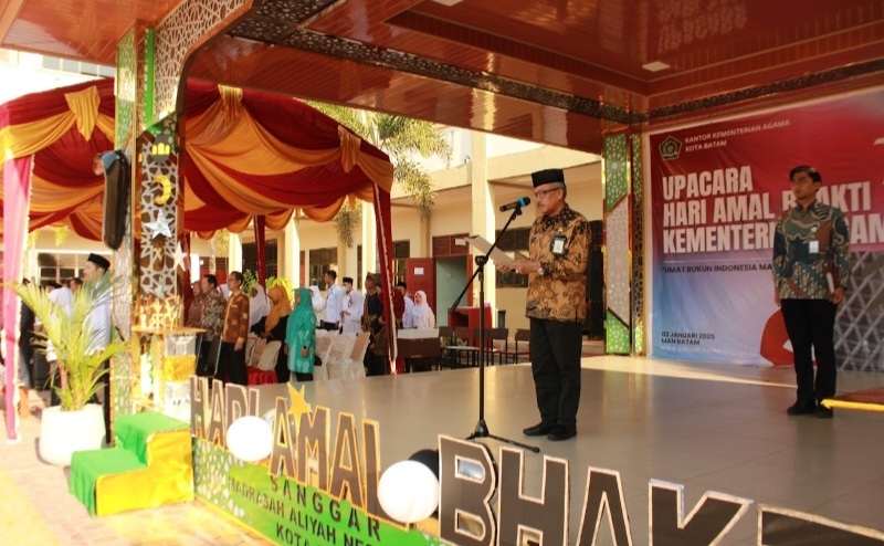 MAN 1 Kota Batam Sukses Jadi Tuan Rumah Pelaksanaan Upacara HAB Kemenag ke-79 tahun 2025