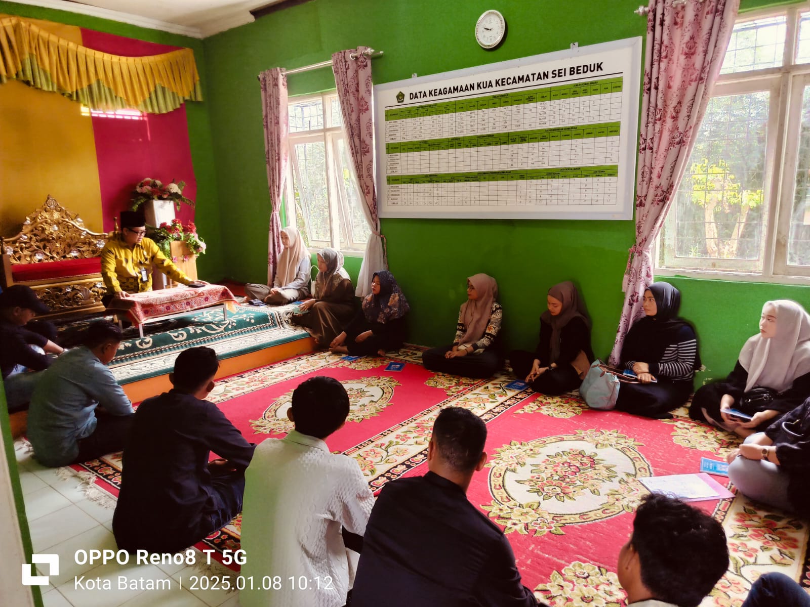 Jelang Pernikahan Beberapa Pasang Catin Ikuti Bimwin di KUA Sungai Beduk