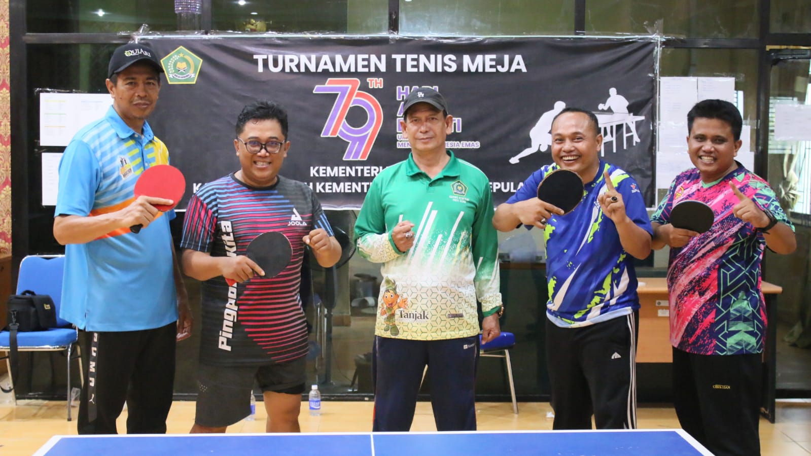 Kantor Kemenag Kota Batam Raih Juara 1 Tenis Meja Ganda Putra di PORHAB Tingkat Kepri 2025