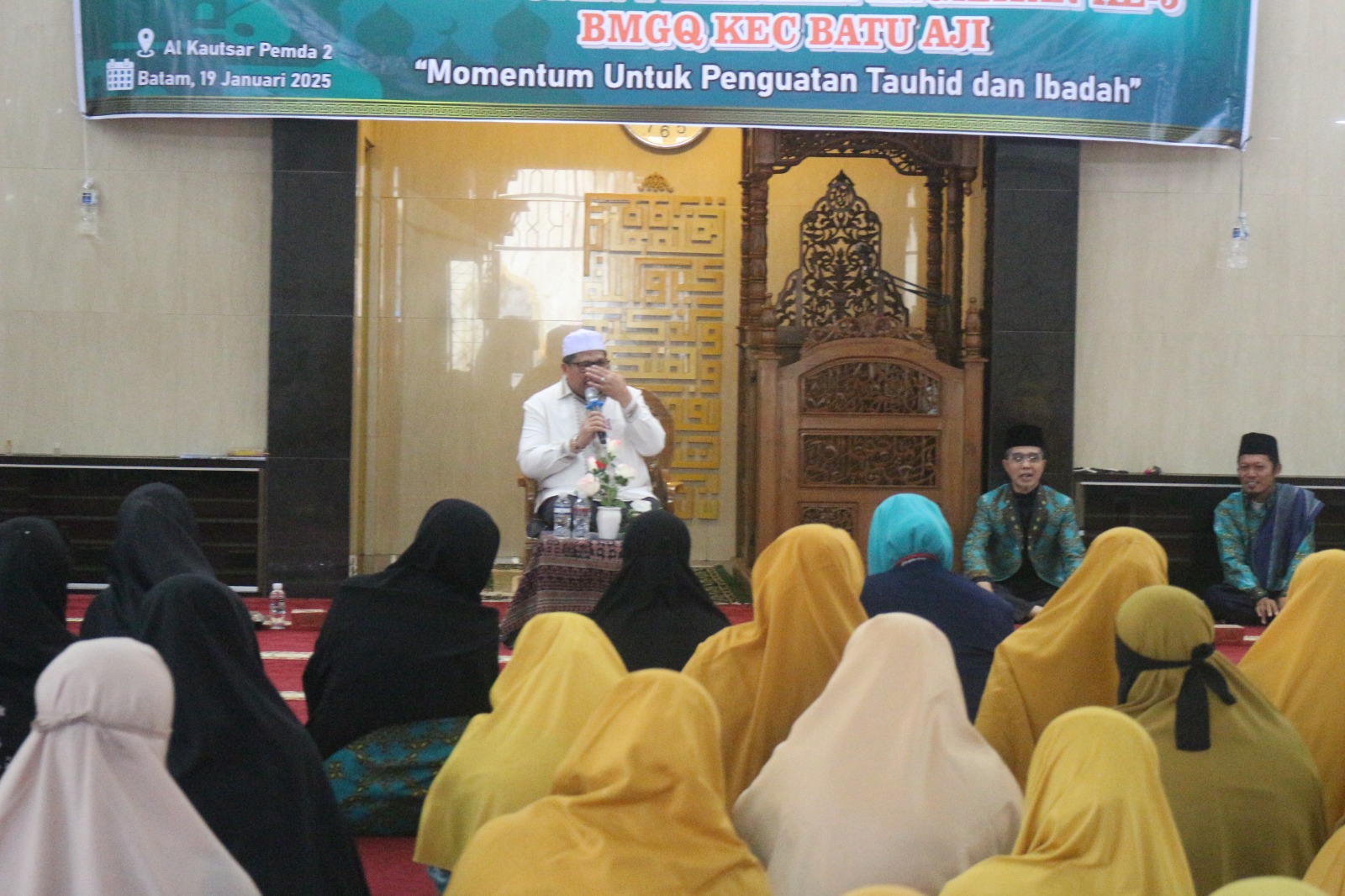 Peringatan Isra Mikraj dan Penutupan Pelatihan BMGQ Angkatan 5 Digelar di Masjid Al Kautsar
