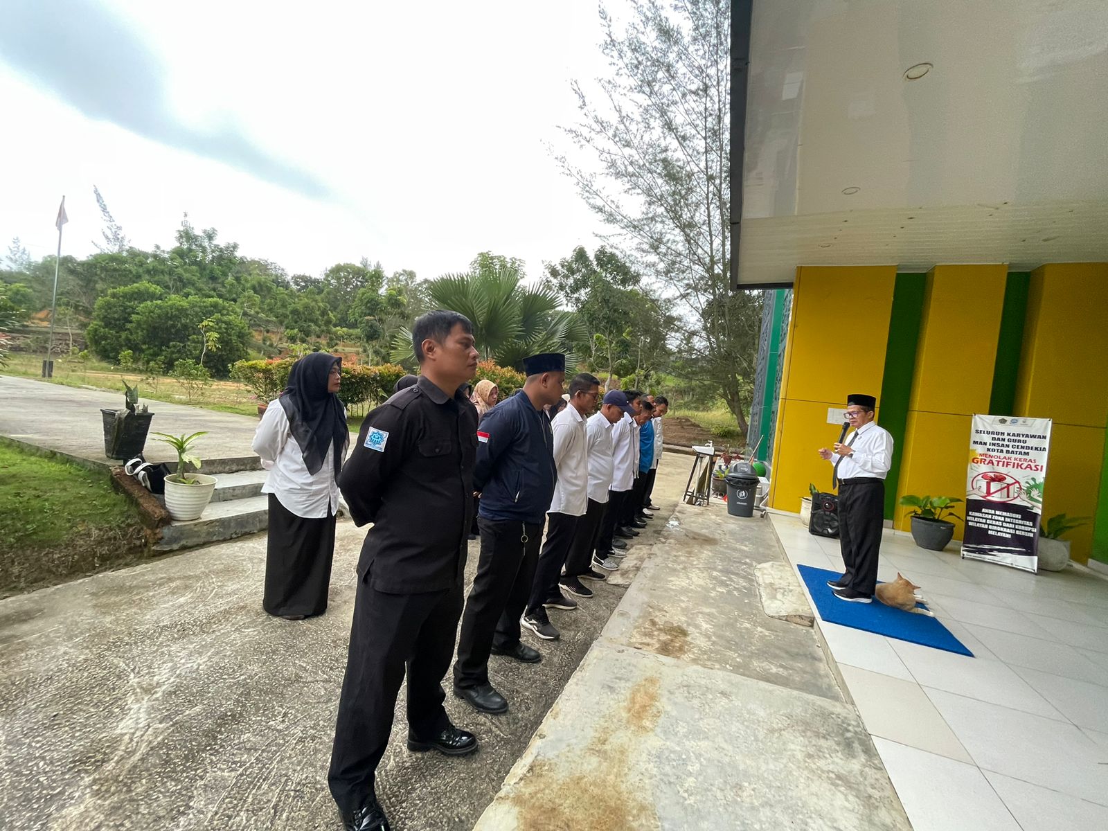 Apel PagI MAN IC Batam, Kepala TU Sampaikan Informasi Penting