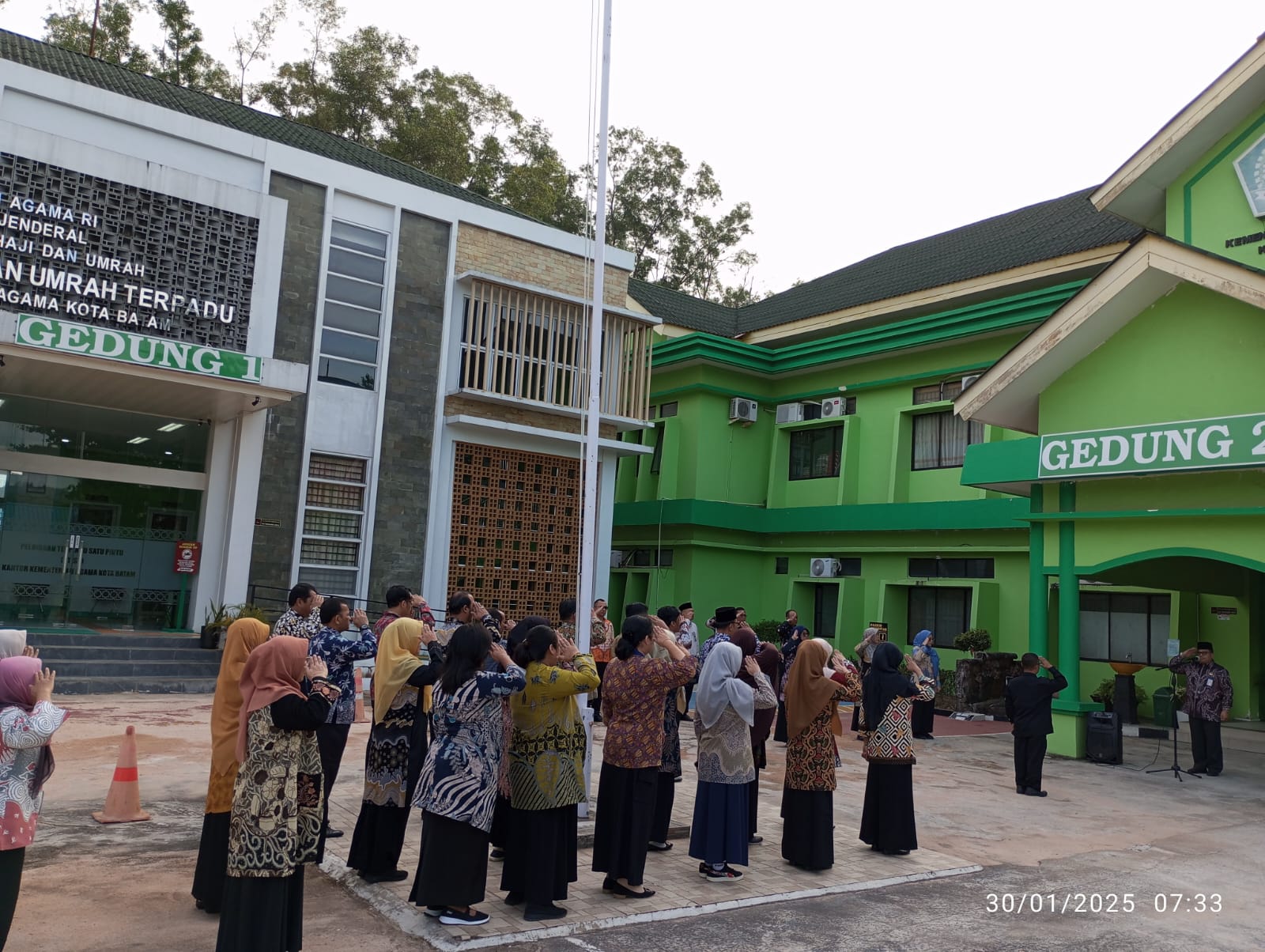 Apel Pagi Usai Libur Panjang, Zulkarnain :  Moderasi Beragama di Kota Batam Berjalan Dengan Baik