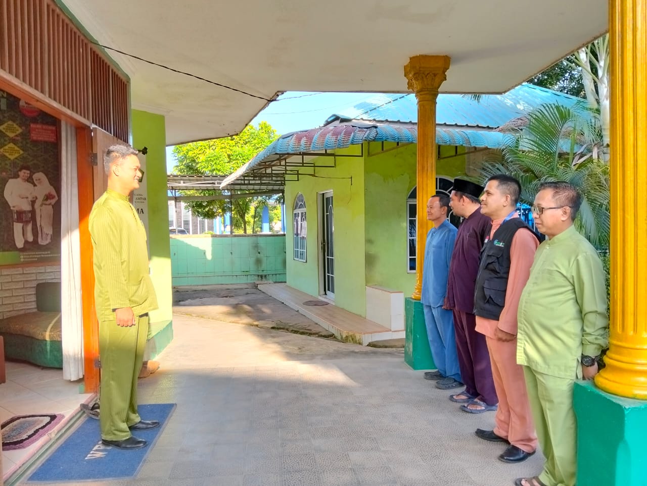 KUA Batu Ampar Gelar Apel Pagi, Mastur Ingatkan Segera Lengkapi SKP
