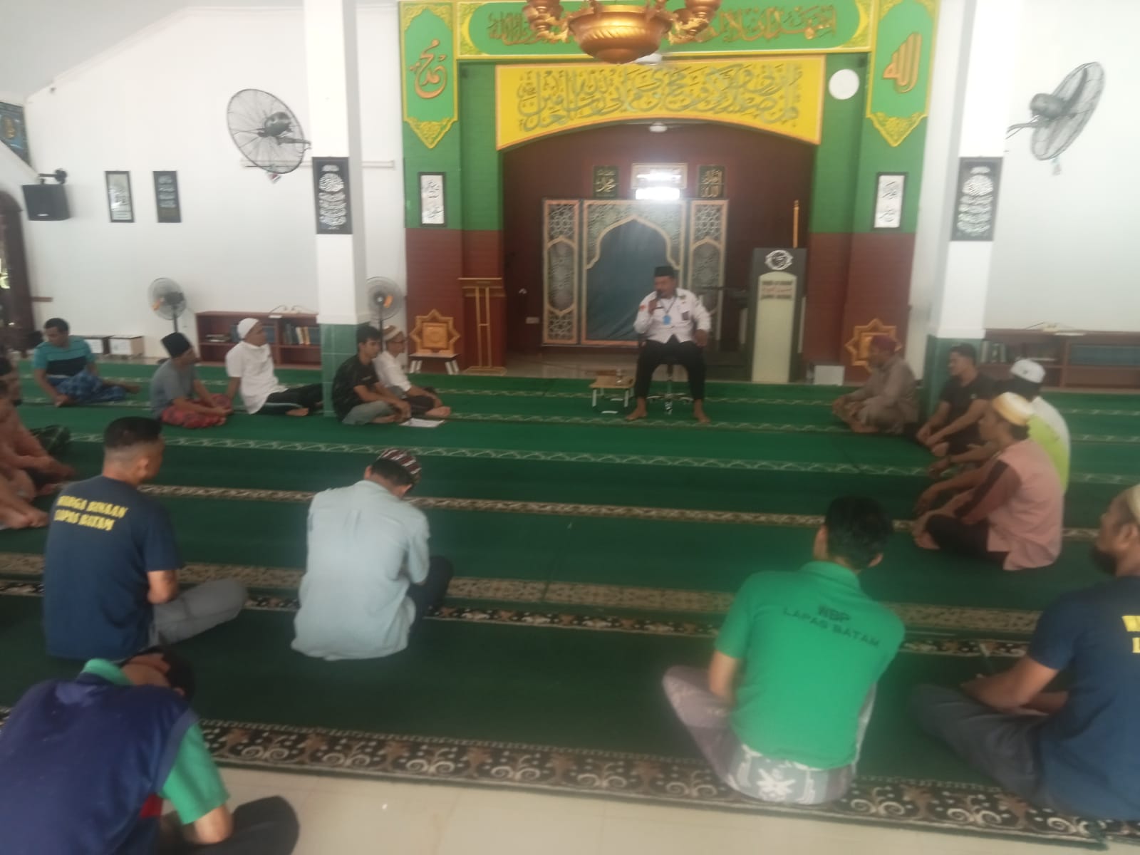 Penyuluh Agama Islam KUA Bulang Berikan Bimbingan Sholat kepada Warga Binaan Lapas Barelang