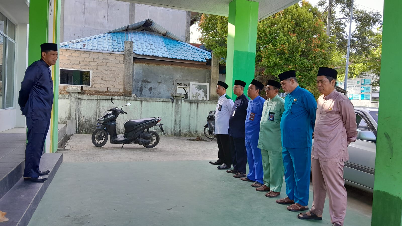 KUA Bengkong Gelar Apel Pagi, Kirim Do'a Untuk Almarhum Muhammad Yunus