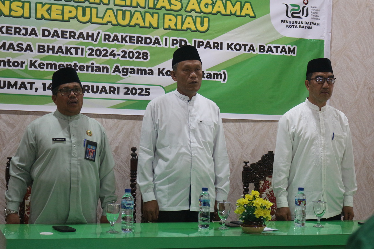 Pengukuhan IPARI Kota Batam, Berikut Pesan Kakanwil Kemenag Kepri