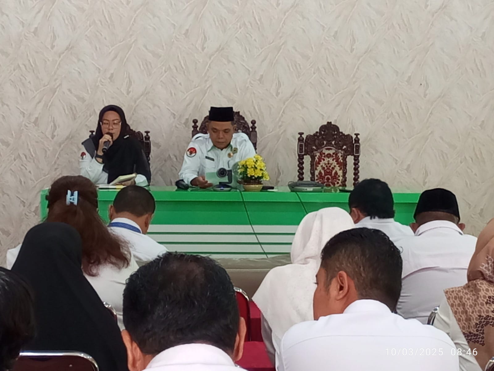 Silaturahmi dan Rapat Dinas Kantor Kemenag Kota Batam, Budi Dermawan : Jalankan Tugas dan Fungsi Dengan Baik