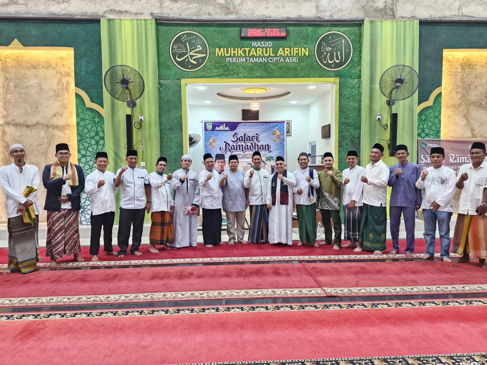 Kepala Kantor Kemenag Kota Batam Hadiri Safari Ramadhan Wali Kota di Masjid Mukhtarul Arifin