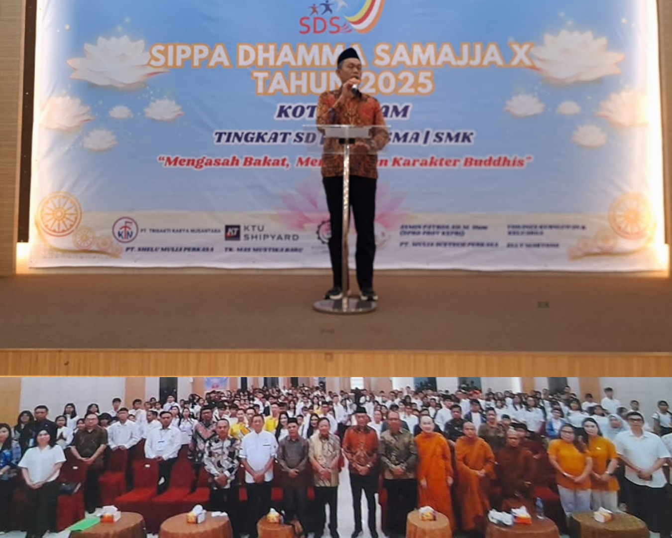 Buka Lomba Sippa Dhamma Samajja X Tahun 2025, Zoztafia : Tanamkan Nilai-Nilai Buddhisme dalam Khidupan Sehari-hari