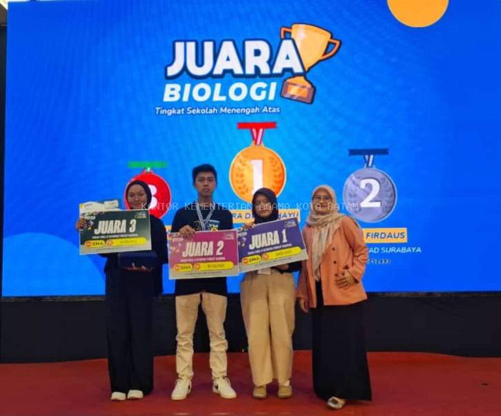 MAN 2 Kota Batam Kembali Meraih Prestasi Hingga Tingkat Nasional