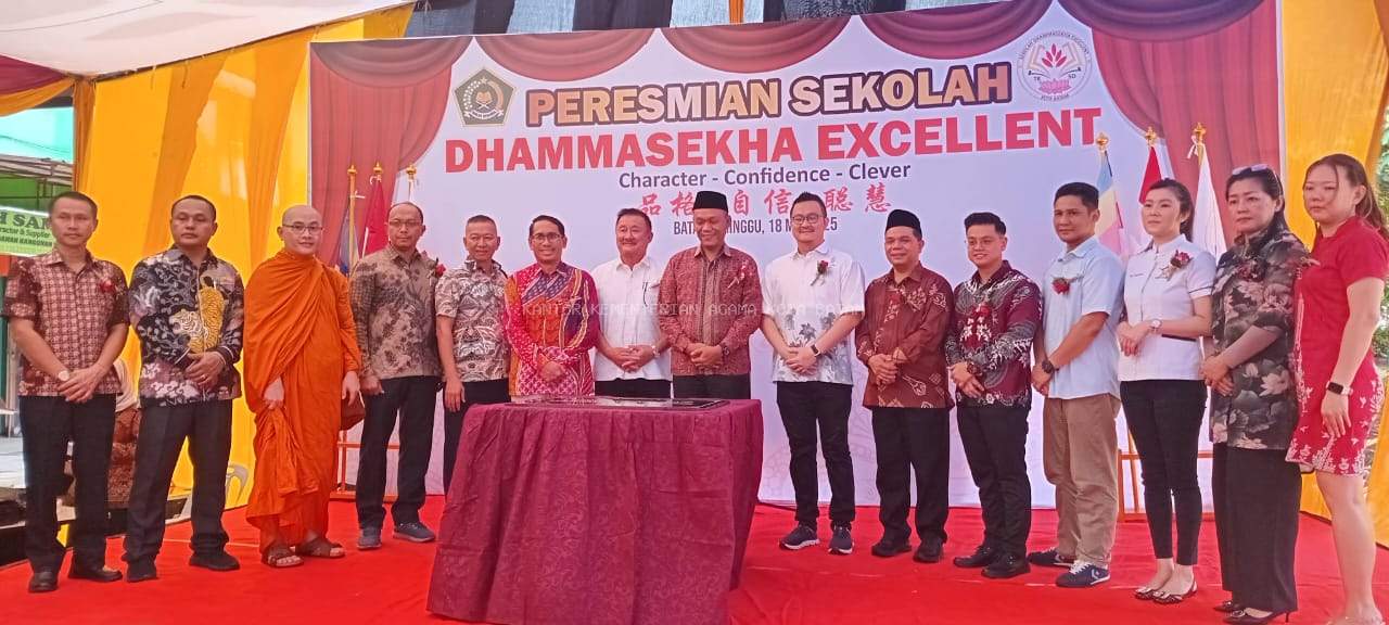 Sekolah Dhammasekha Excellent Resmi Berdiri, Kakanwil Kemenag Kepri: Pendidikan adalah Investasi Jangka Panjang