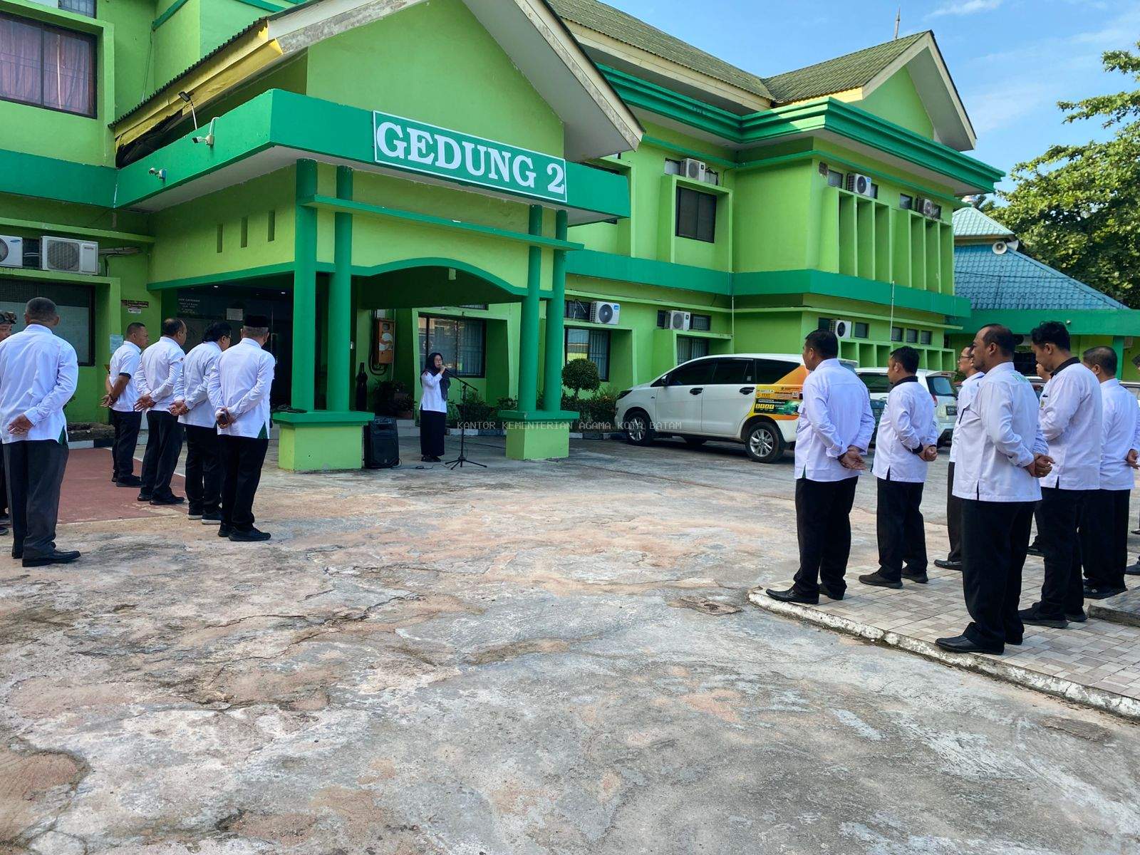 Kasubbag TU Pimpin Apel Pagi: Implementasikan Nilai Budaya Kerja Kemenag