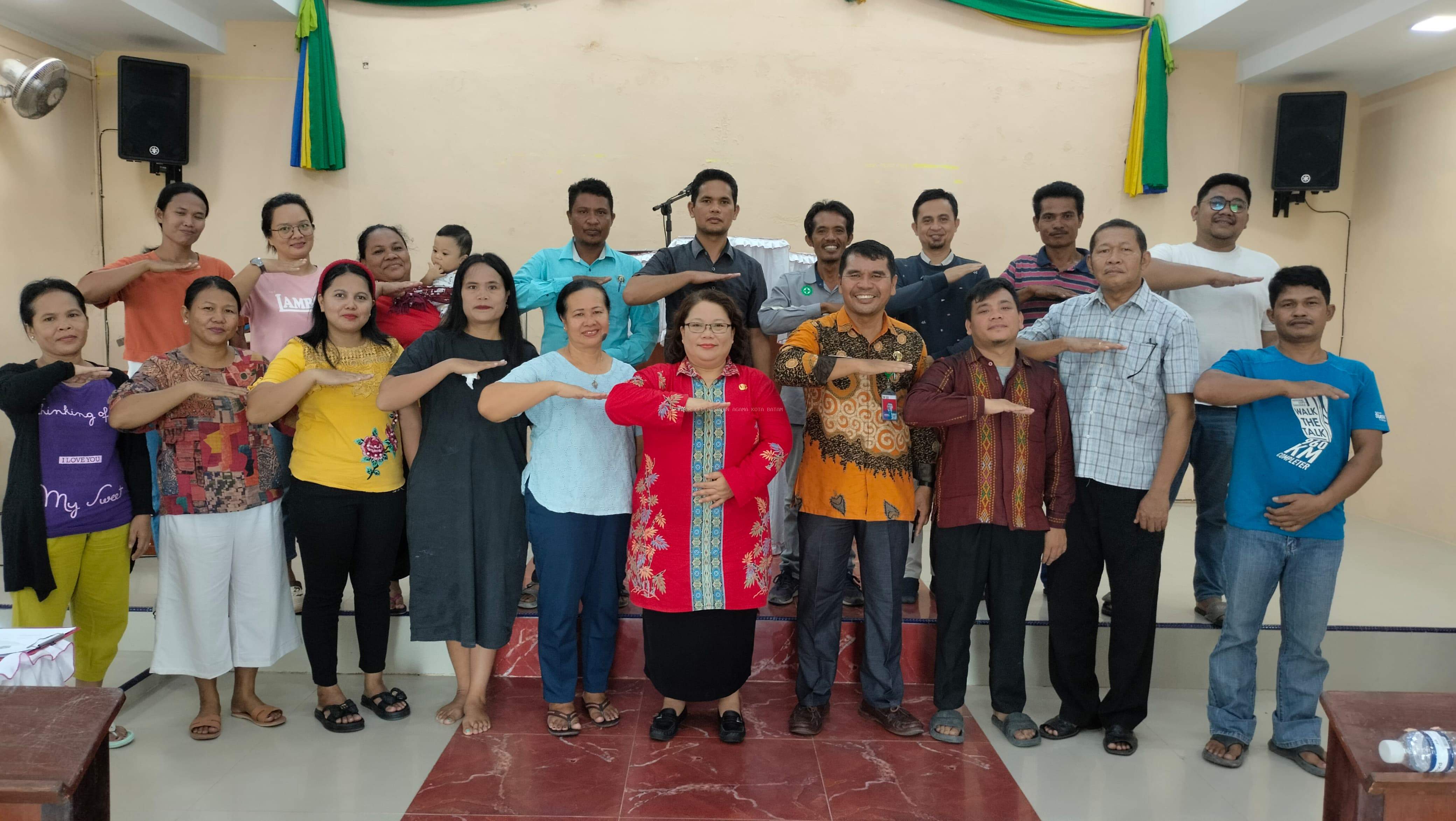 Seksi Urakris Kantor Kemenag Kota Batam Lakukan Kunjungan dan Pembinaan di GKPA Yerikho