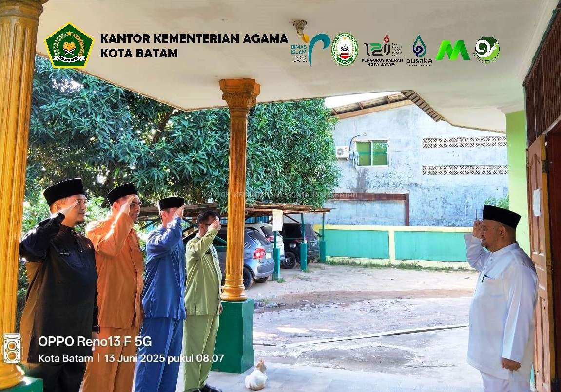 Apel Pagi KUA Kecamatan Batu Ampar, Kemenag Kota Batam: Tanamkan Nilai Kerja Ikhlas Bernilai Ibadah