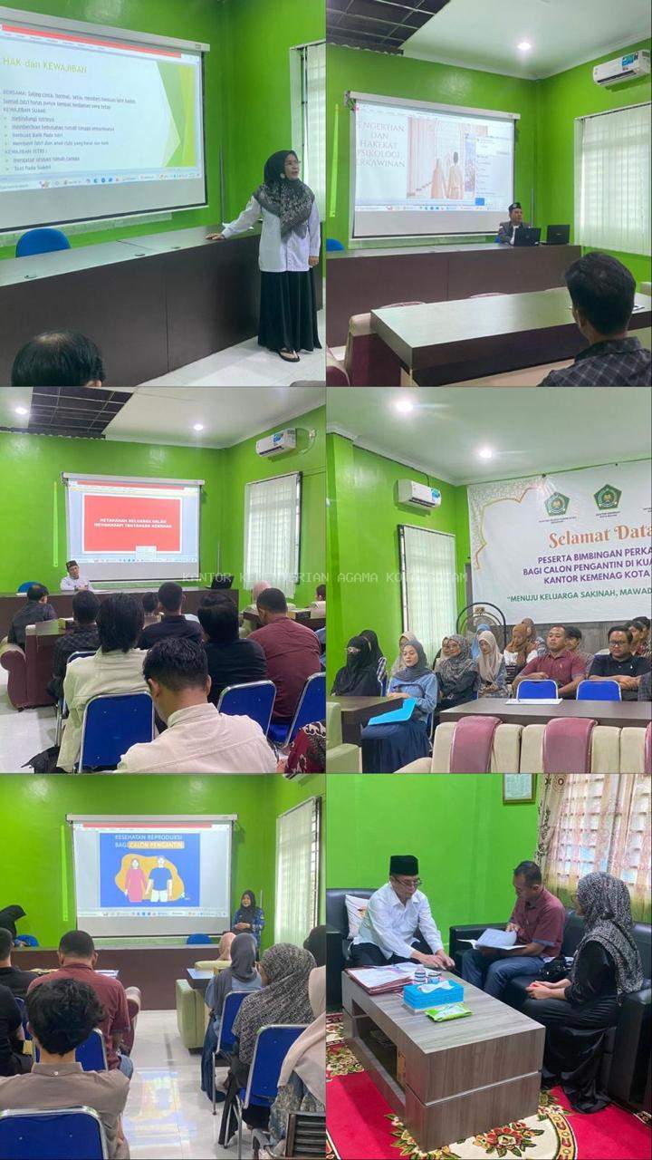 Pelaksanaan Bimbingan Pra Nikah diikuti 15 Pasang Calon Pengantin di KUA Kecamatan Sekupang