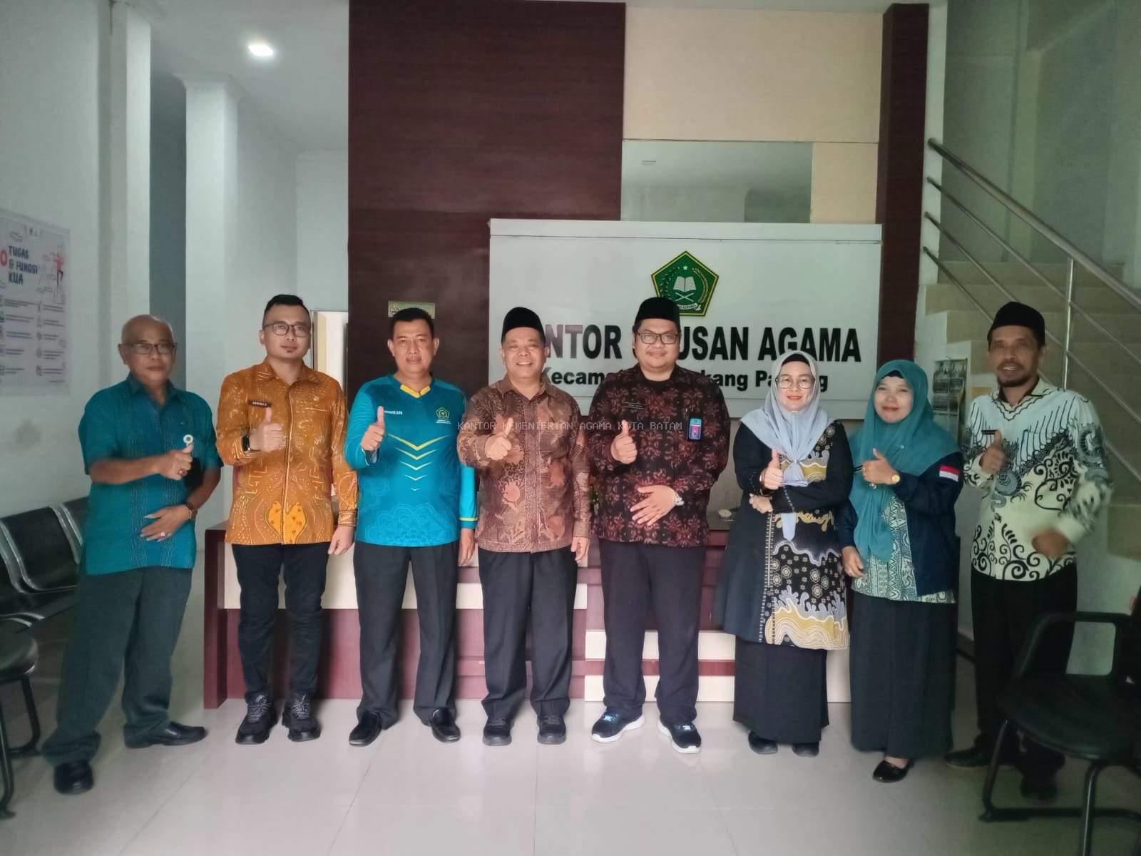 Kepala Kantor Kemenag Kota Batam Lakukan Kunjungan Silaturahmi dan Pembinaan ke KUA Kecamatan Belakang Padang