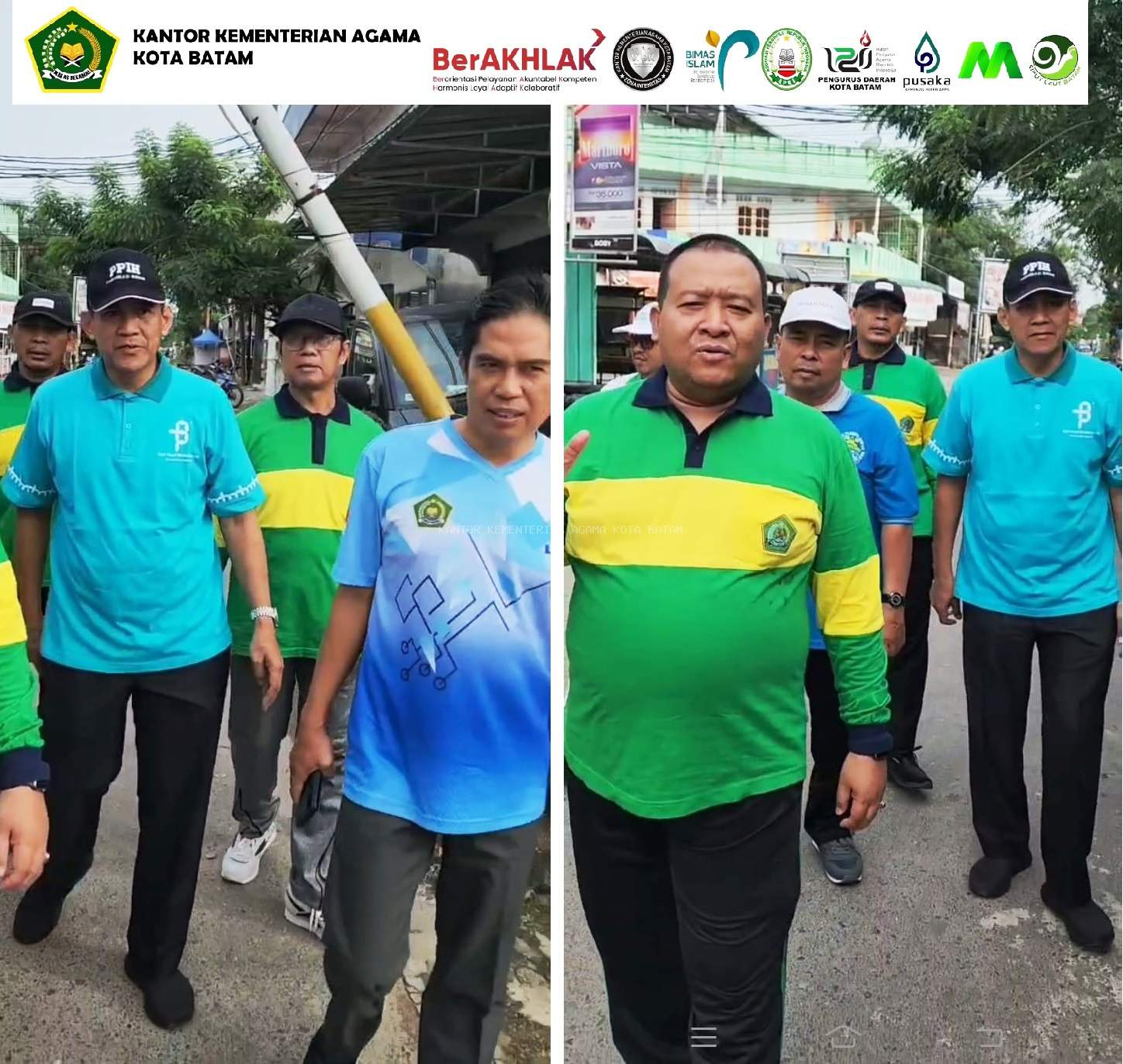 Gotong Royong dan Jalan Sehat Meriahkan Pagi di KUA Kecamatan Bengkong