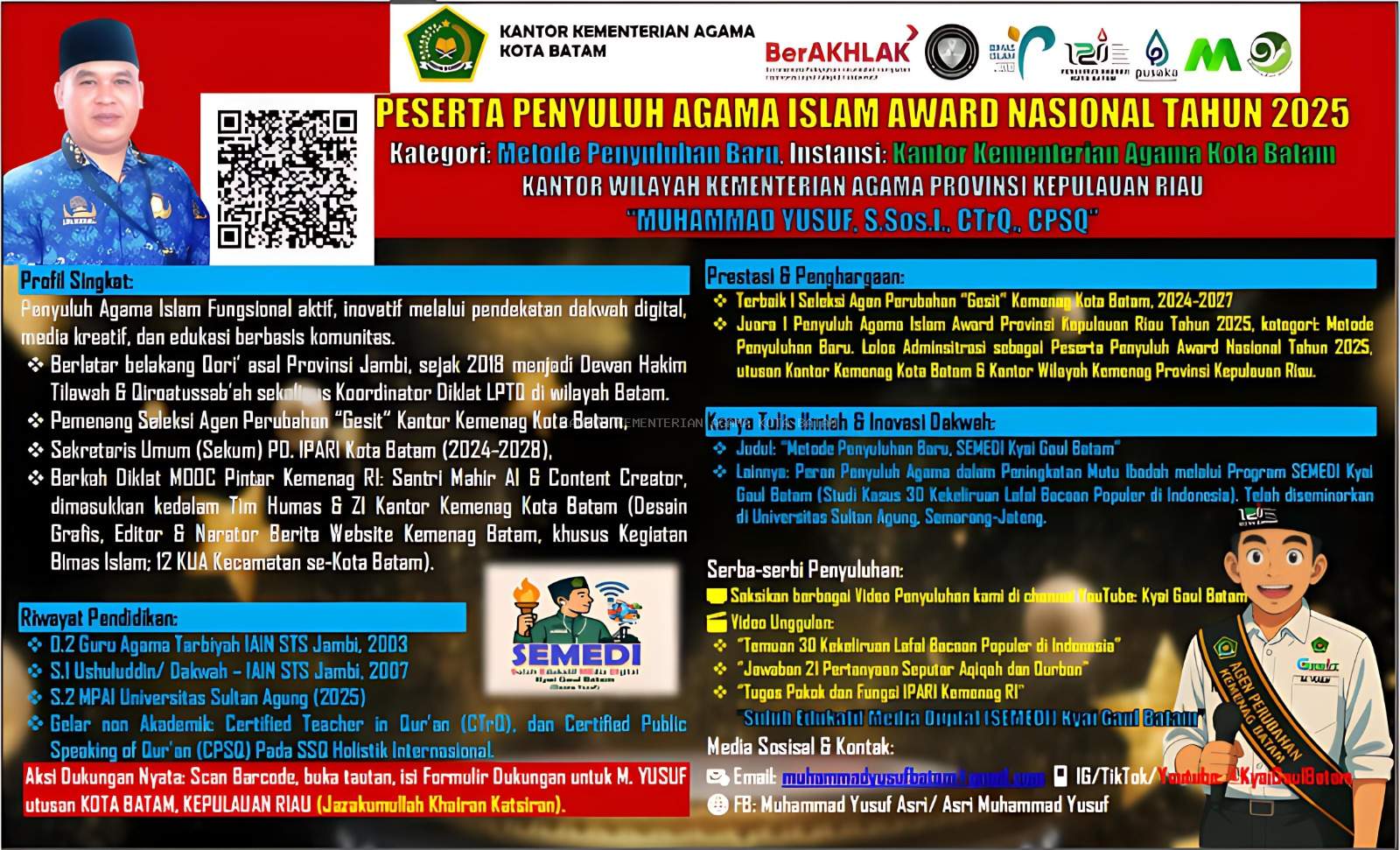 PROFIL M. Yusuf, S.Sos.I., CTrQ., CPSQ,