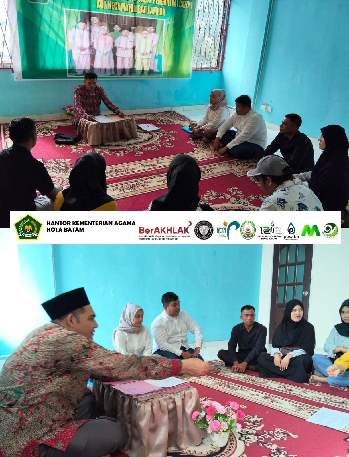 Bangun Rumah Tangga Berkualitas, KUA Batu Ampar Gelar Bimbingan Pra Nikah untuk Catin