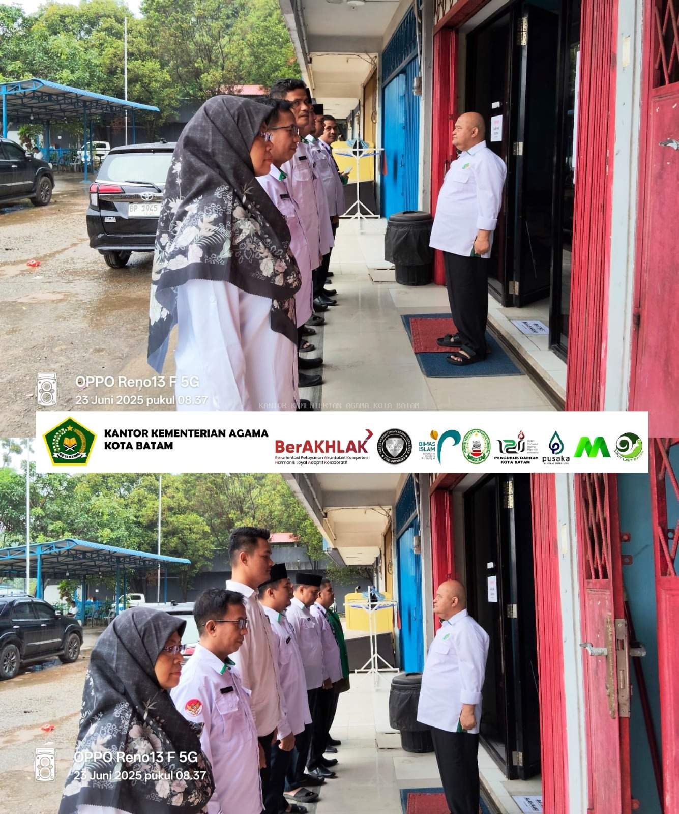 KUA Batu Ampar Gelar Apel Pagi: Kepala KUA Tekankan Loyalitas dan Profesionalisme ASN
