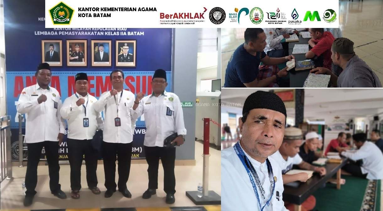 POKJALUH Kemenag Kota Batam Konsisten Gelar Pembinaan Rohani di Lapas Barelang